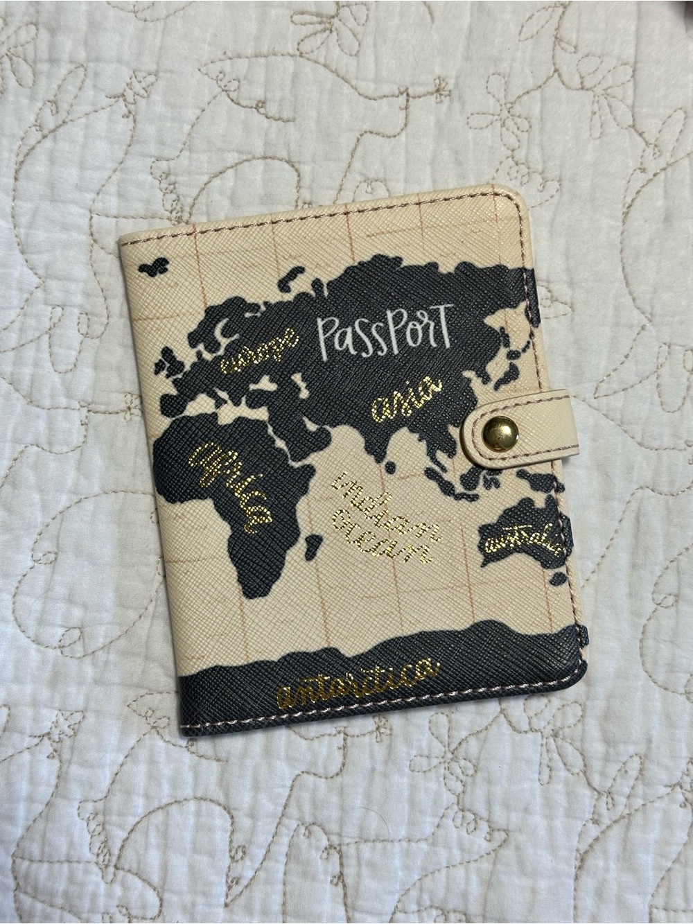 Anthropologie x One Canoe Two Voyageant Passport Holder